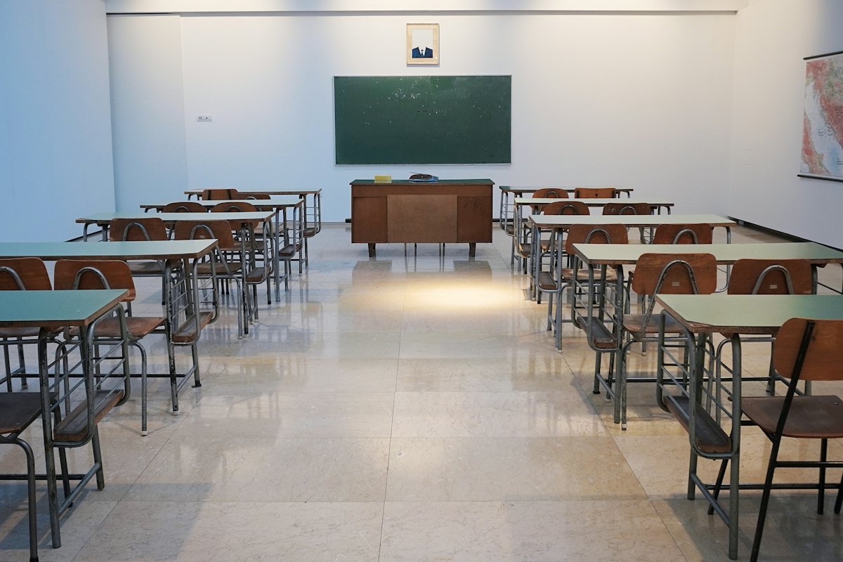 Modern classroom managed with AdminMitra